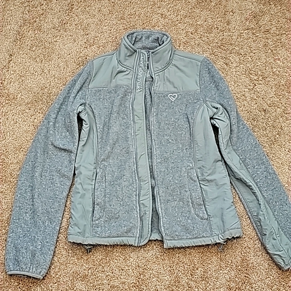 Sweater jacket with pockets